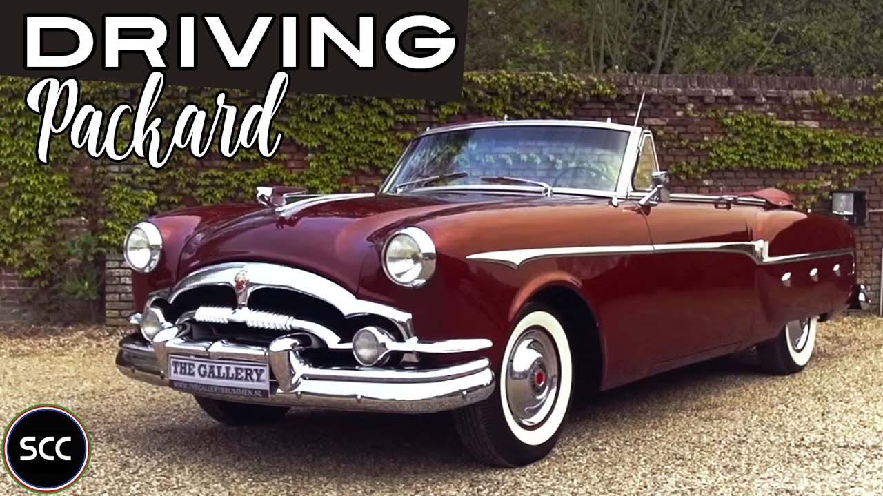 PACKARD Serie 2631 Style 2679 Convertible 1953 - Test drive in top gear - Engine sound | SCC TV