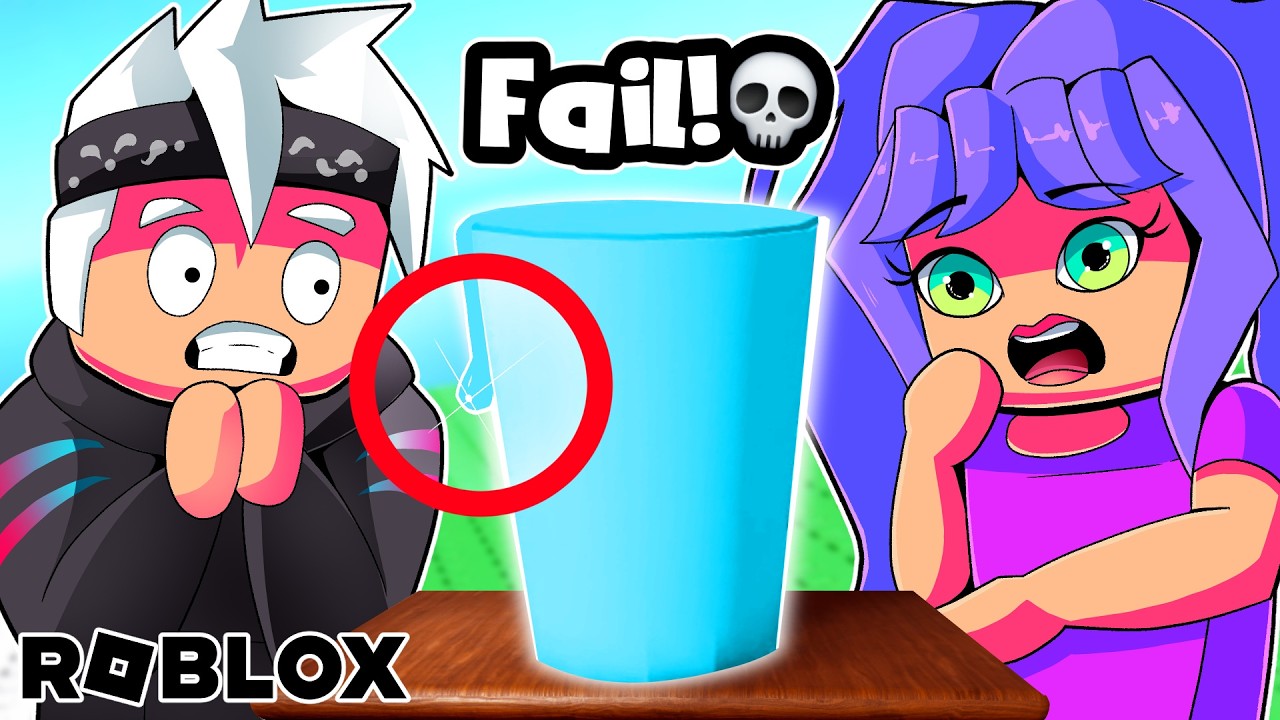 Das WASSER IM GLAS darf nicht ÜBERLAUFEN sonst... Roblox Deutsch