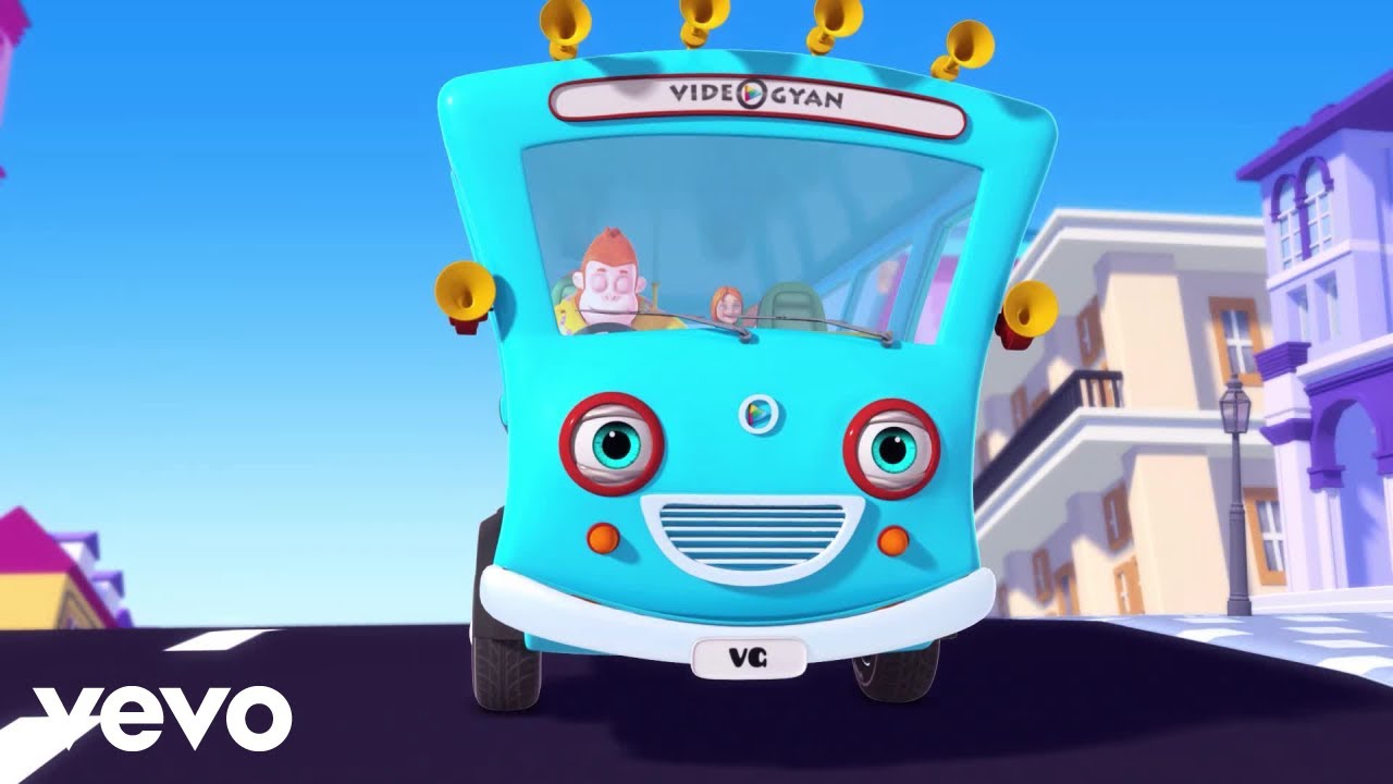 Videogyan Nursery Rhymes - Wheels On The Bus Song