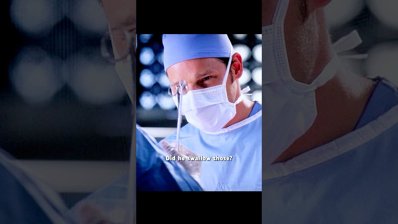 A patient actually ate a pair of scissors from the hospital!#shorts #greysanatomy #vrial #movie #fyp