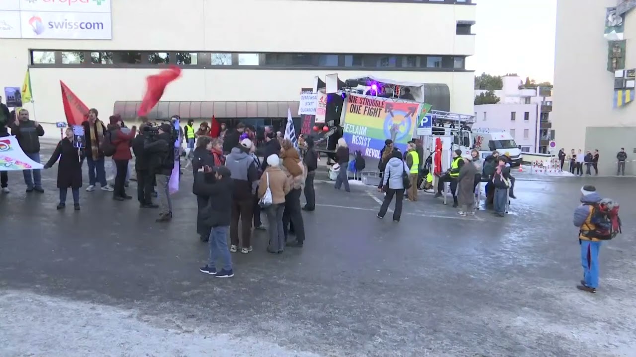 BREAKING NEWS: Activists Take to Davos Streets Ahead of WEF as Global Leaders Arrive | AC14