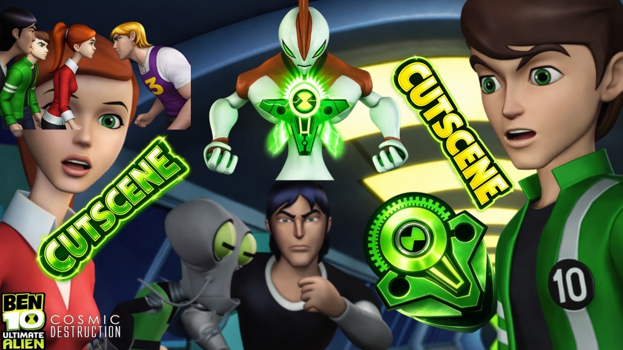 Ben 10 Ultimate alien cosmic destruction All Movie Cutscene