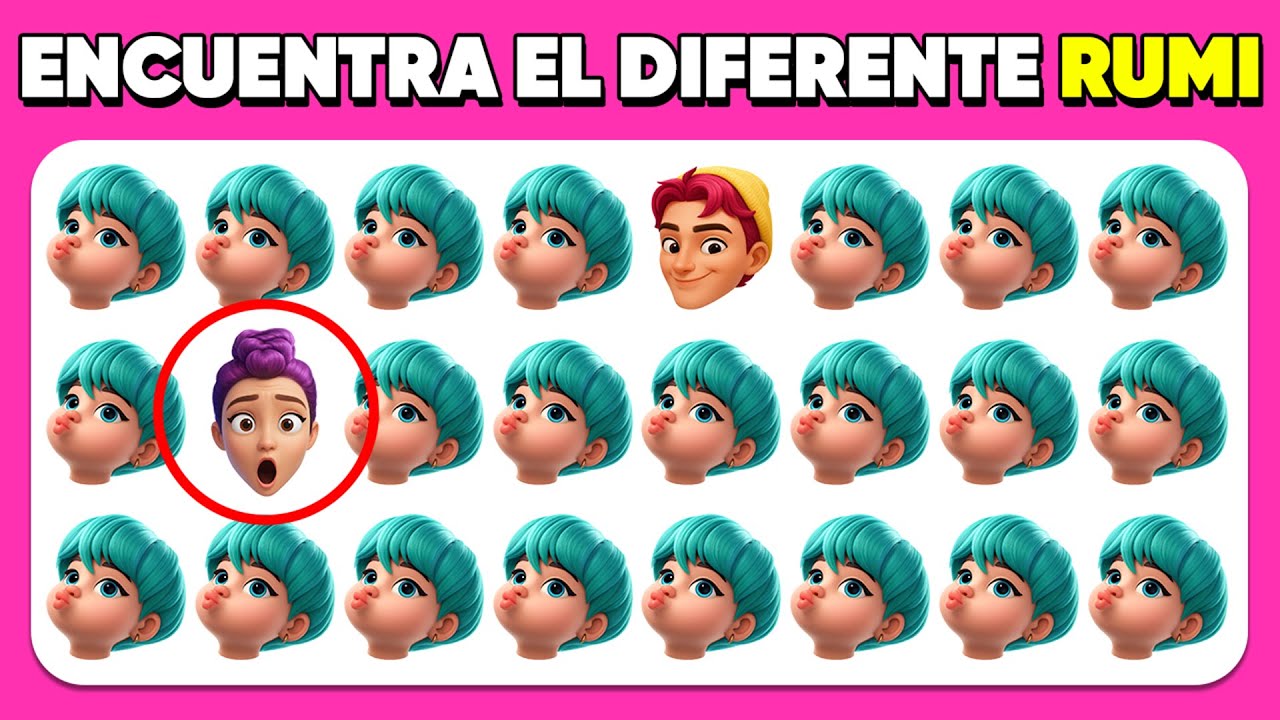 Encuentra El Raro - Las Guerreras K-Pop Edición 😍🎤💜 Rumi, Jinu, Zoey, Baby Saja, Huntrix, Saja Boys