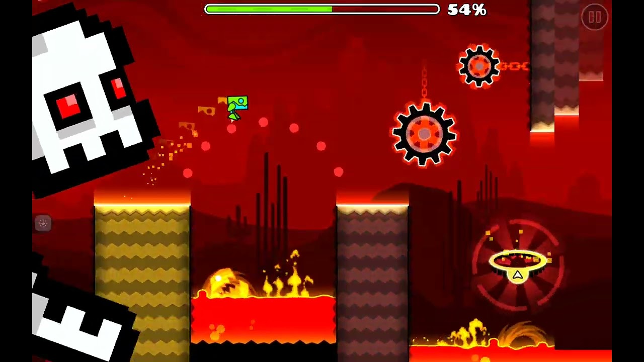 Completing press start in geometry dash subzero