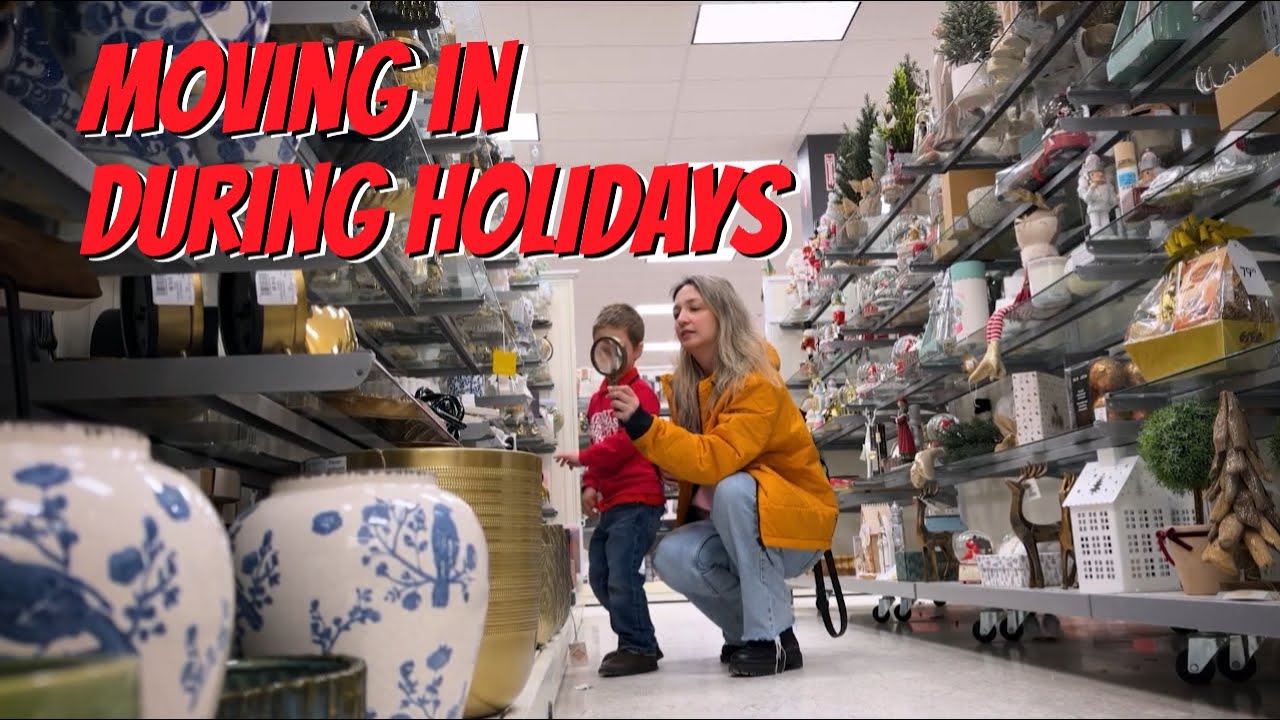 A cozy December vlog with moving to new house, decorations & festive finds