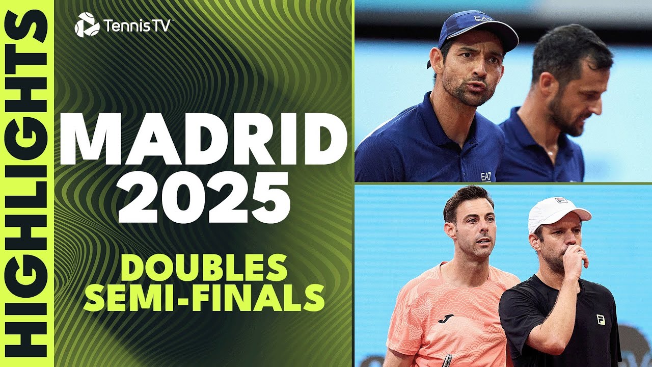 Arevalo/Pavic, Granollers/Zeballos & More In Action | Madrid 2025 Doubles Semi-Finals Highlights