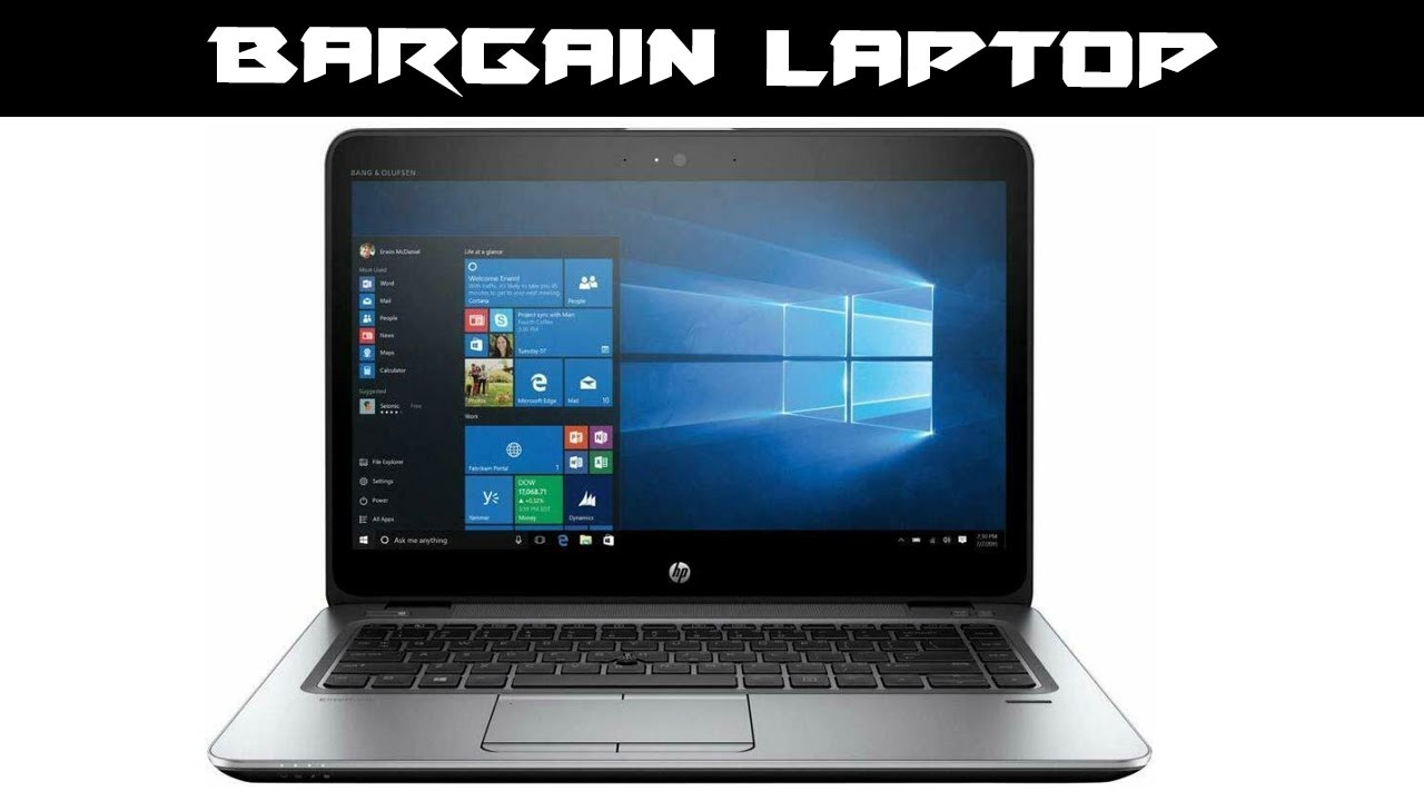 HP Laptop EliteBook 840 G3 Intel Core i5-6300U 8GB RAM 256GB SSD Windows 10 Pro