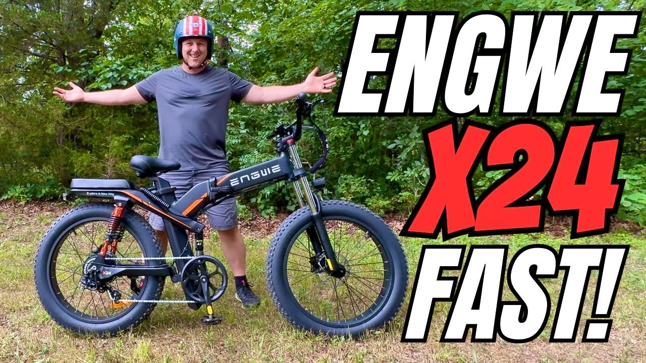 INSANELY Fast! ENGWE X24 E-Bike Assembly & Review