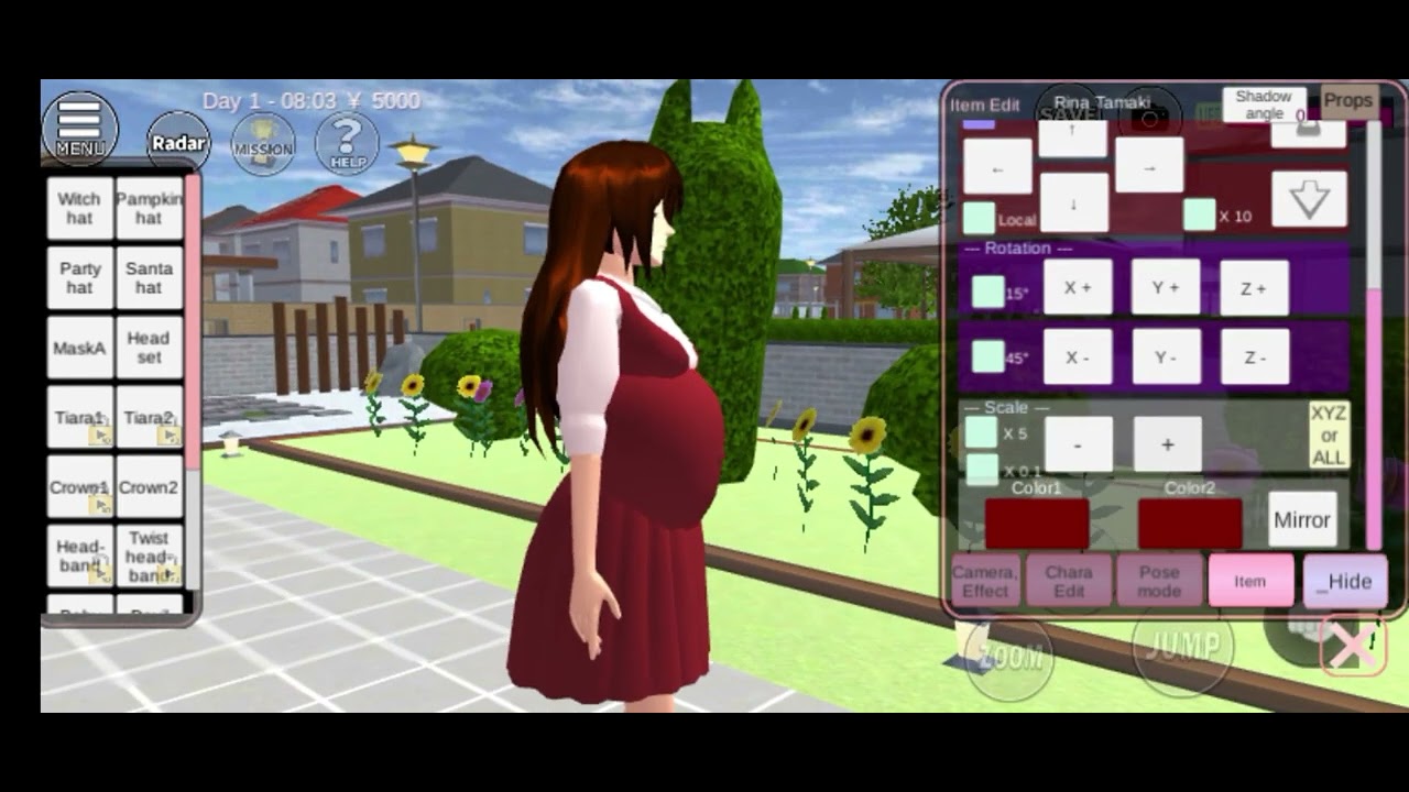 TUTORIAL CARA MEMBUAT SAKURA HAMIL || DRAMA SAKURA SCHOOL SIMULATOR