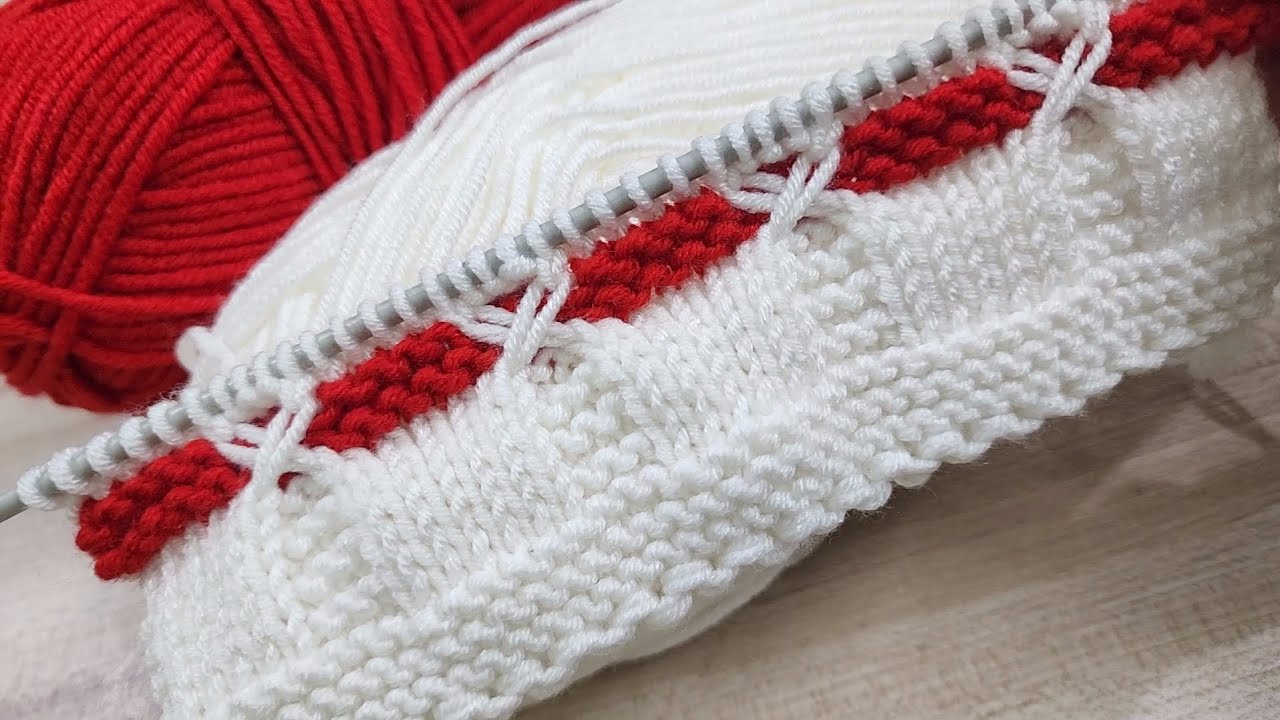 SO SIMPLE, SO BEAUTIFUL🔥 WONDERFUL🌈 KNITTINGPATTERN! Knitting for beginners🧶🪡