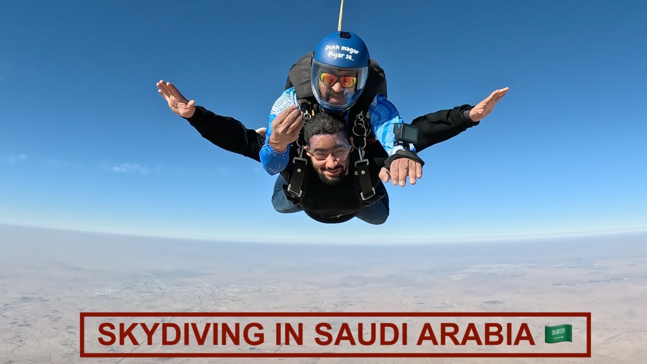 TANDEM SKYDIVE WITH MOHAMMED QAHWAJI IN KSA