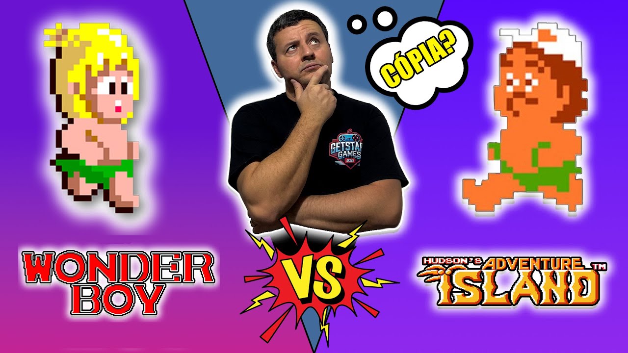 Wonder Boy vs Adventure Island: A TRETA 8 BITS entre SEGA e Hudson Soft! 💣