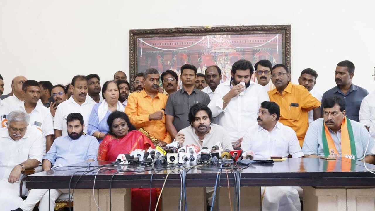 Hon'ble AP Deputy CM Pawan Kalyan's Press Meet on 