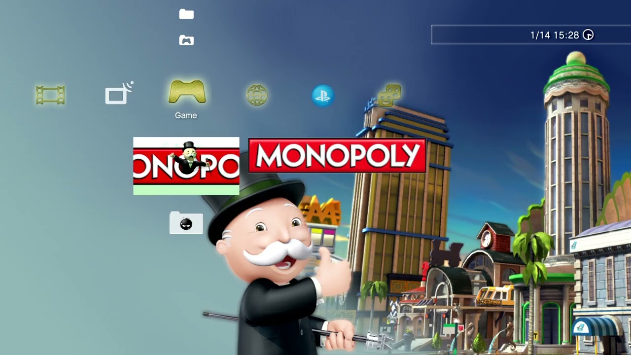 Monopoly Streets (PS3) - XMB Menu Theme Music - High Quality