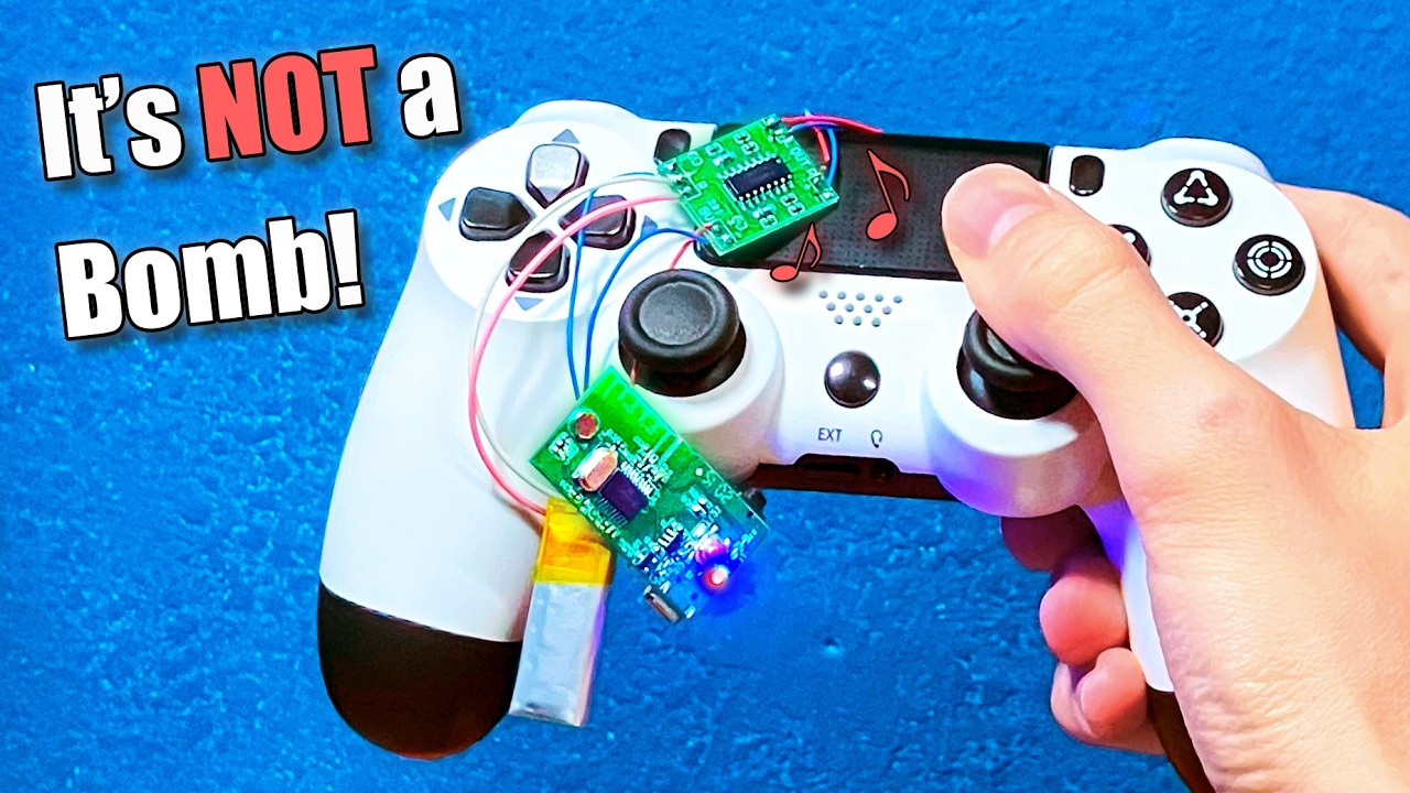 Turning a PS4 Controller Into a Terrible Bluetooth Speaker