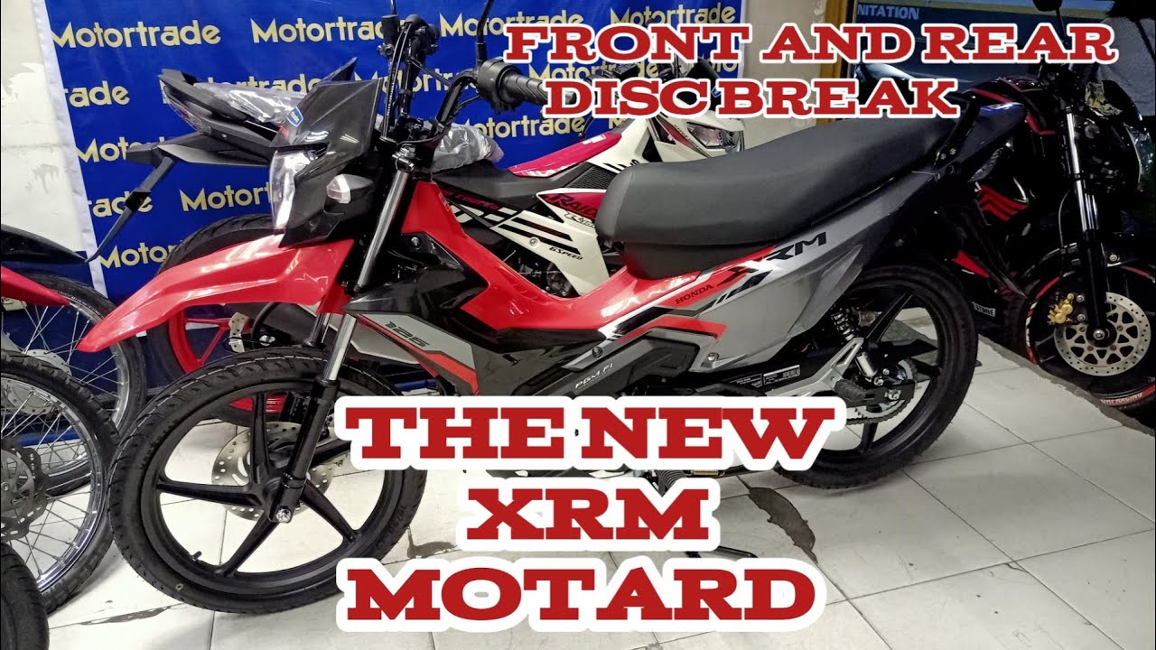 THE NEW HONDA  XRM MOTORD
