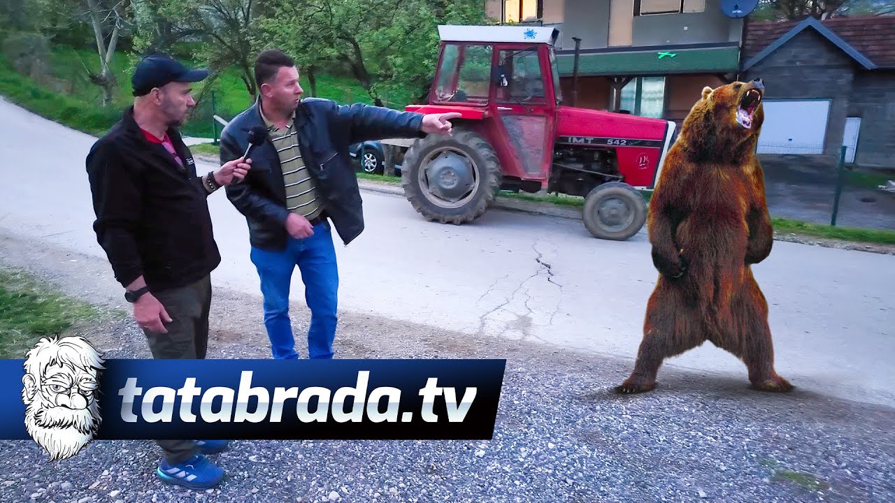 Strah u selu! Bliski susret sa medvjedom!