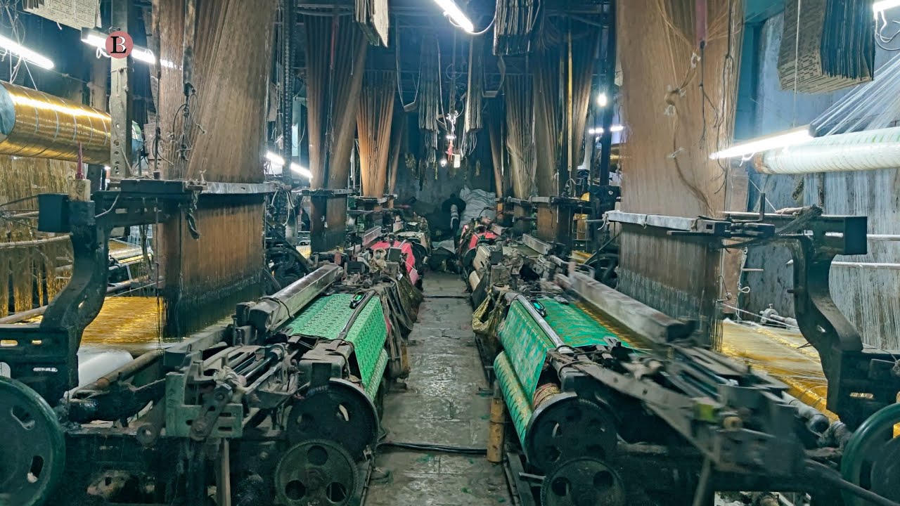 Jacquard Power Loom | Bhiwandi Power Loom | Saree Manufacturing