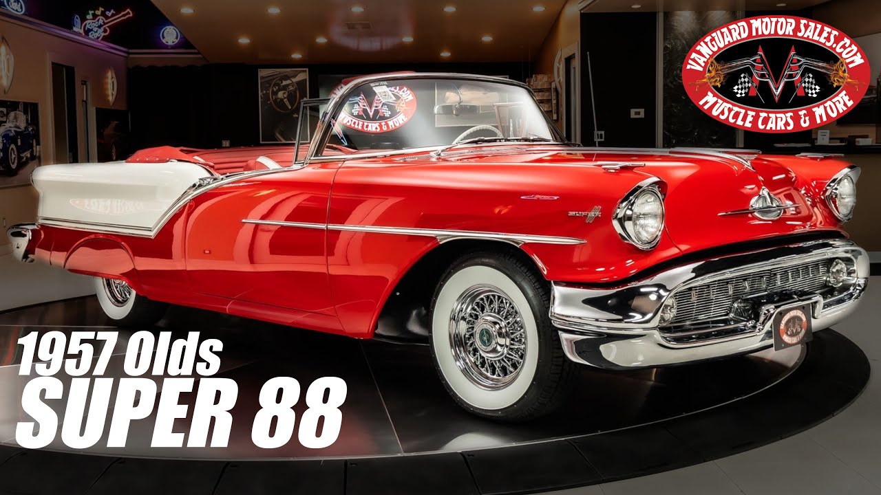 Oldsmobile Super 88 Cabrio z 1957 roku na sprzedaż Vanguard Motor Sales #1903