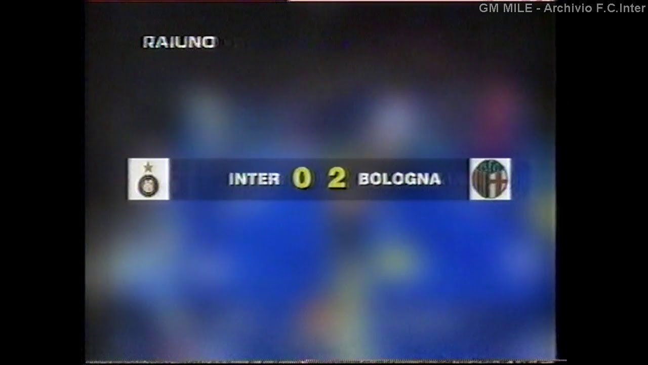 1996-97 (17^ - 19-01-1997) INTER-Bologna 0-2 [Marocchi,Shalimov] Servizio 90°Minuto Rai1