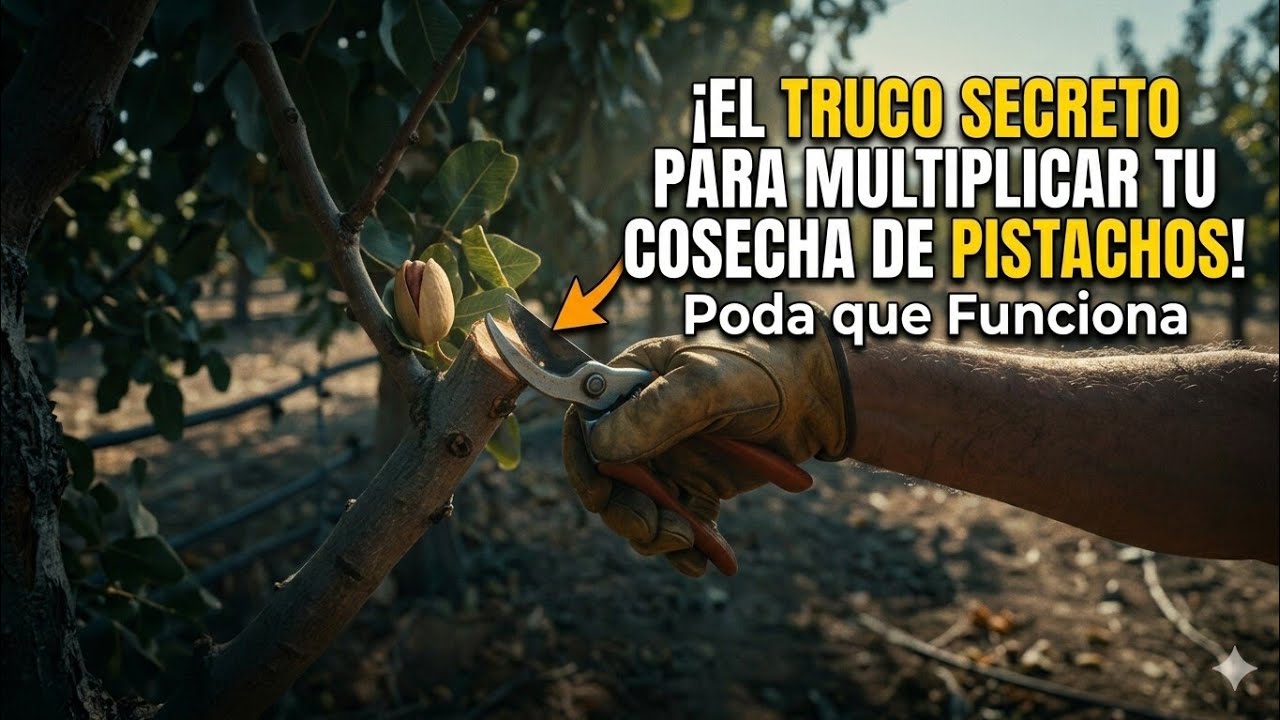 TRUCO EN LA PODA DEL PISTACHERO 