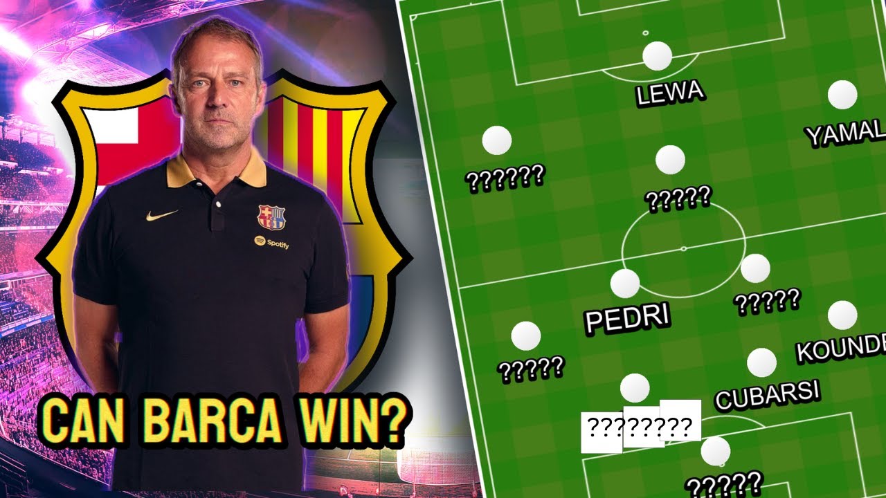 How Hansi Flick Could Line Up Barcelona This Season