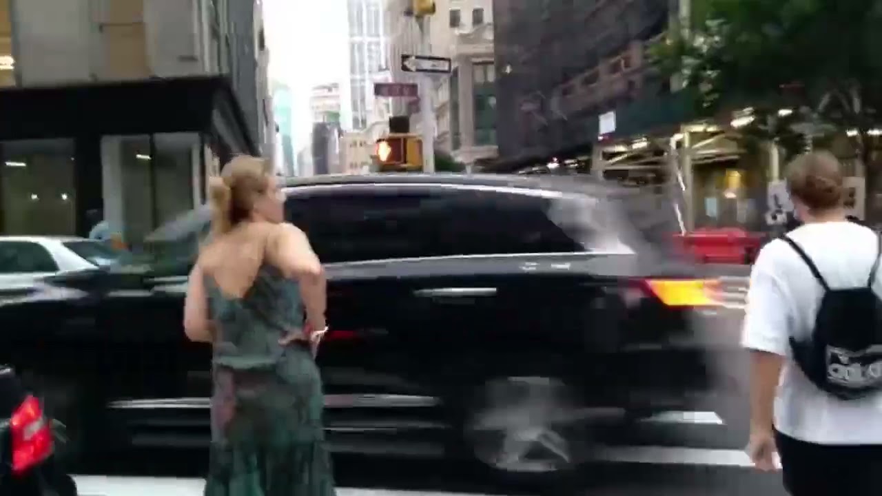 NYC summer Times walking  lower downtown year 2022 