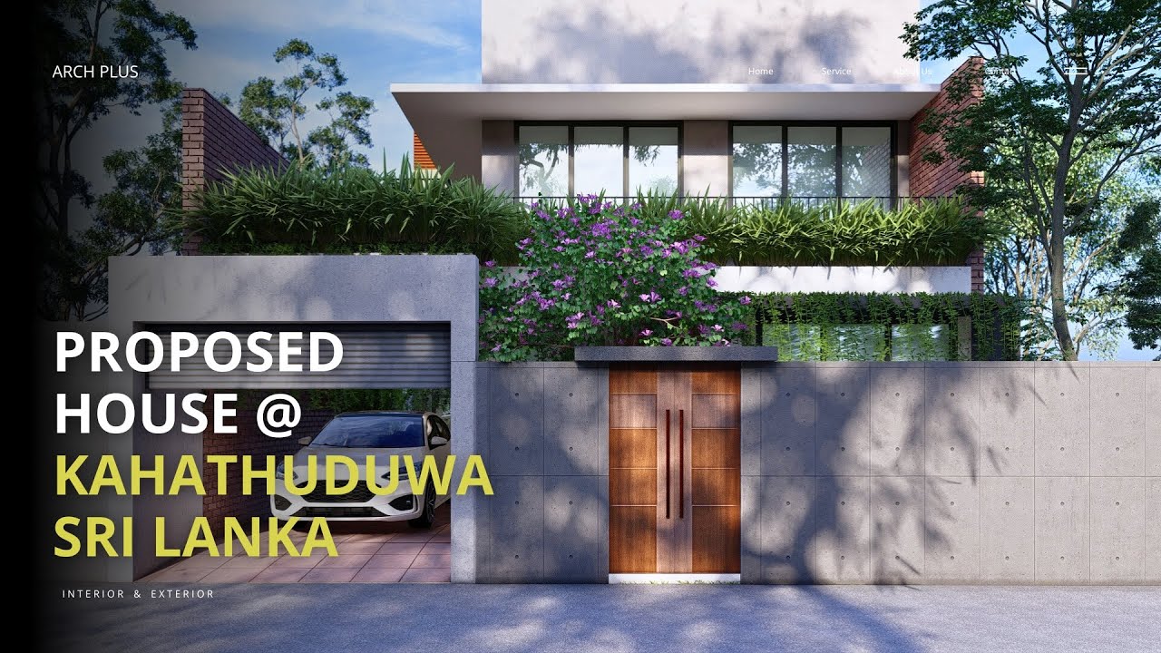 Proposed House Design @ Kahathuduwa | Sri Lanka | Box type House Design | Architectural Design