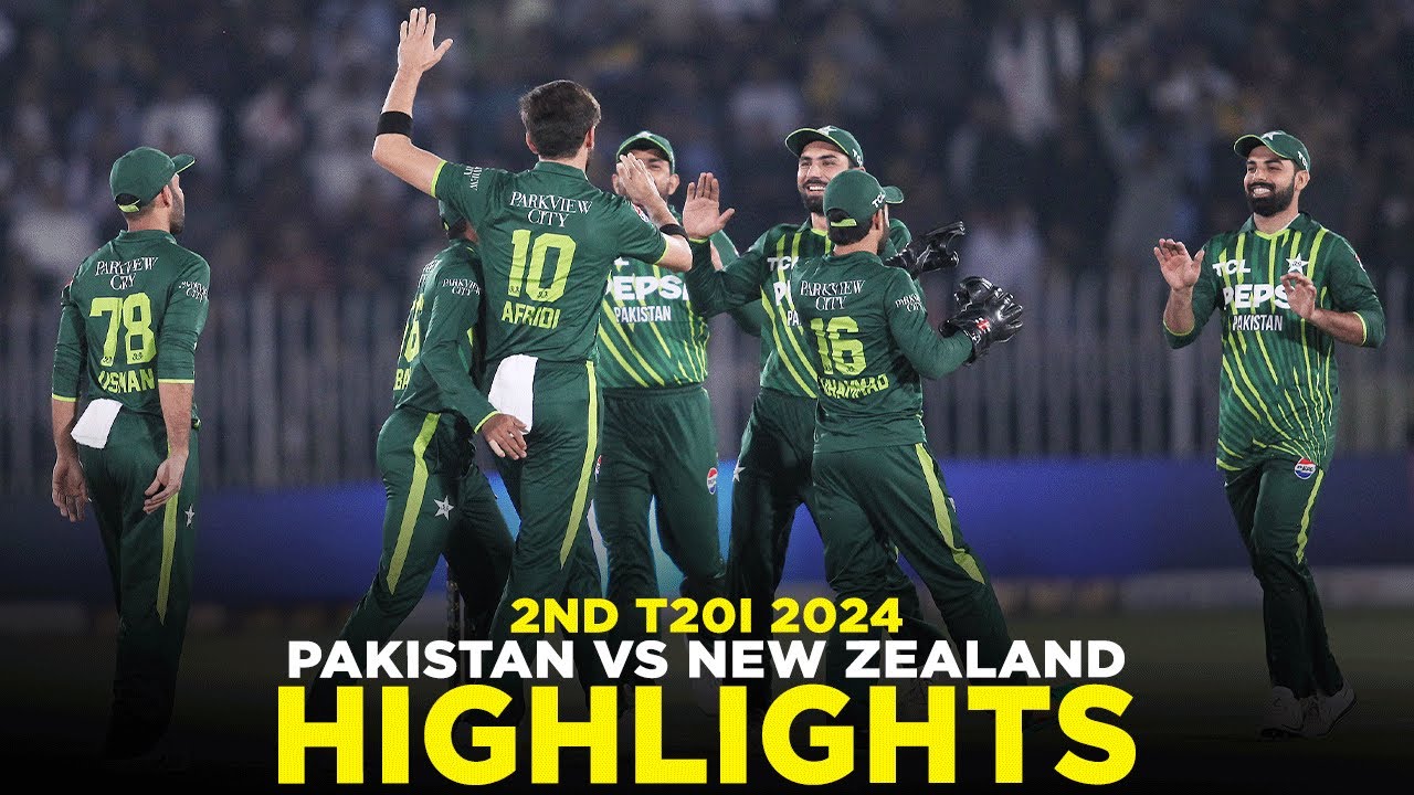 Full Highlights | Pakistan vs New Zealand | 2nd T20I 2024 | PCB | M2E2A