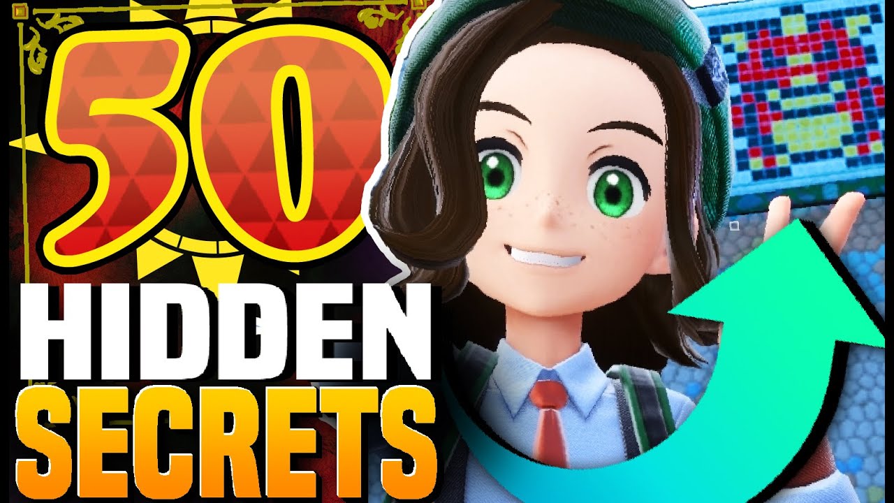 OVER 50 Hidden SECRETS/ EASTER EGGS In Pokemon Scarlet And Violet!