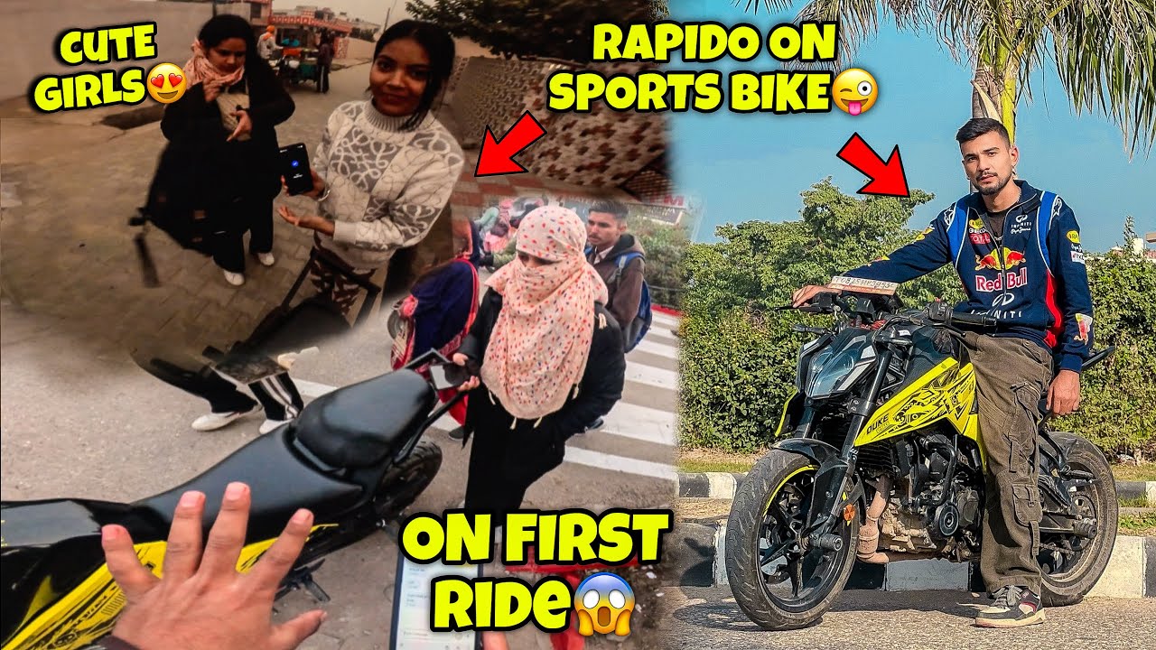 First Rapido Ride Pai Ladkii Impress Hogaye😍|| 10 Days Challenge On Rapido🙏