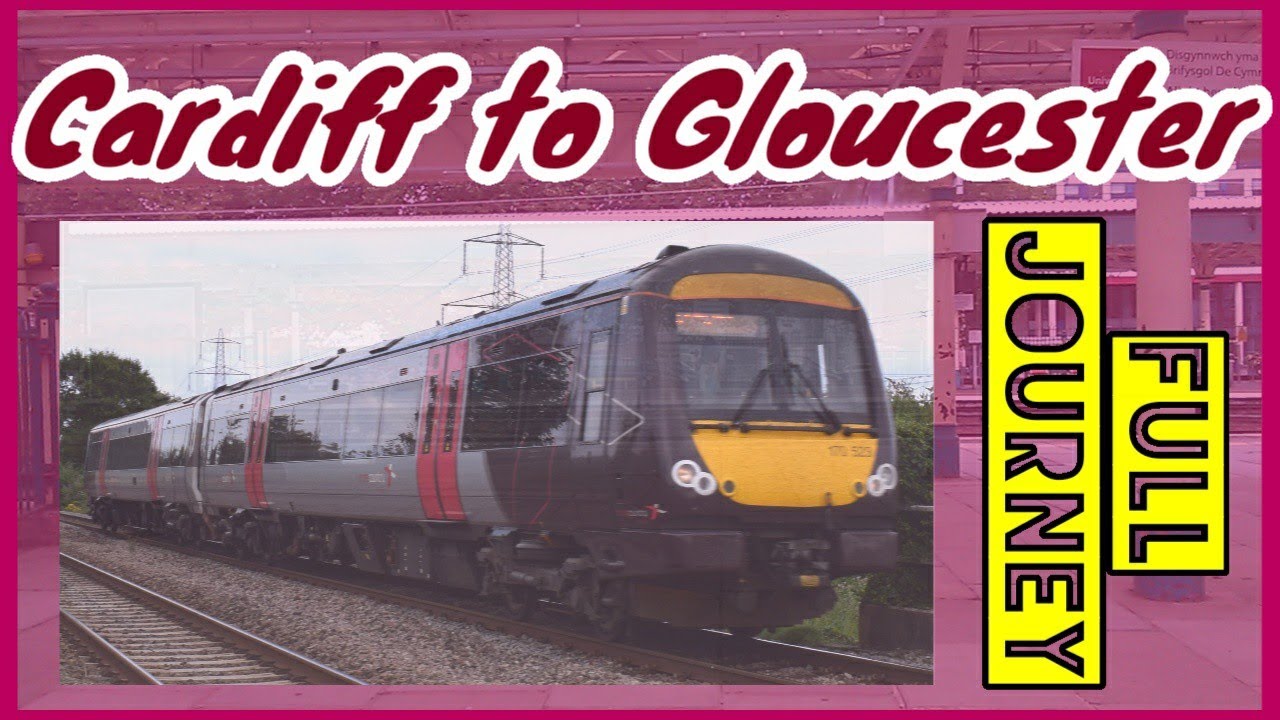 Cardiff Central to Gloucester***FULL JOURNEY***Cross Country 170 Turbostar (via Newport)