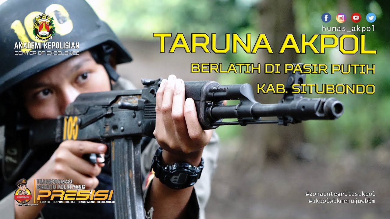 TARUNA AKPOL TK IV ARKANA SATRIADHARMA BERLATIH DI PASIR PUTIH SITUBONDO