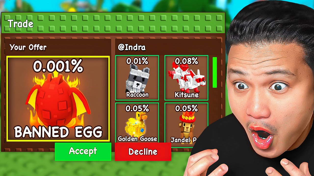 Trading BANNED Eggs in Grow A Garden for 24 Hours