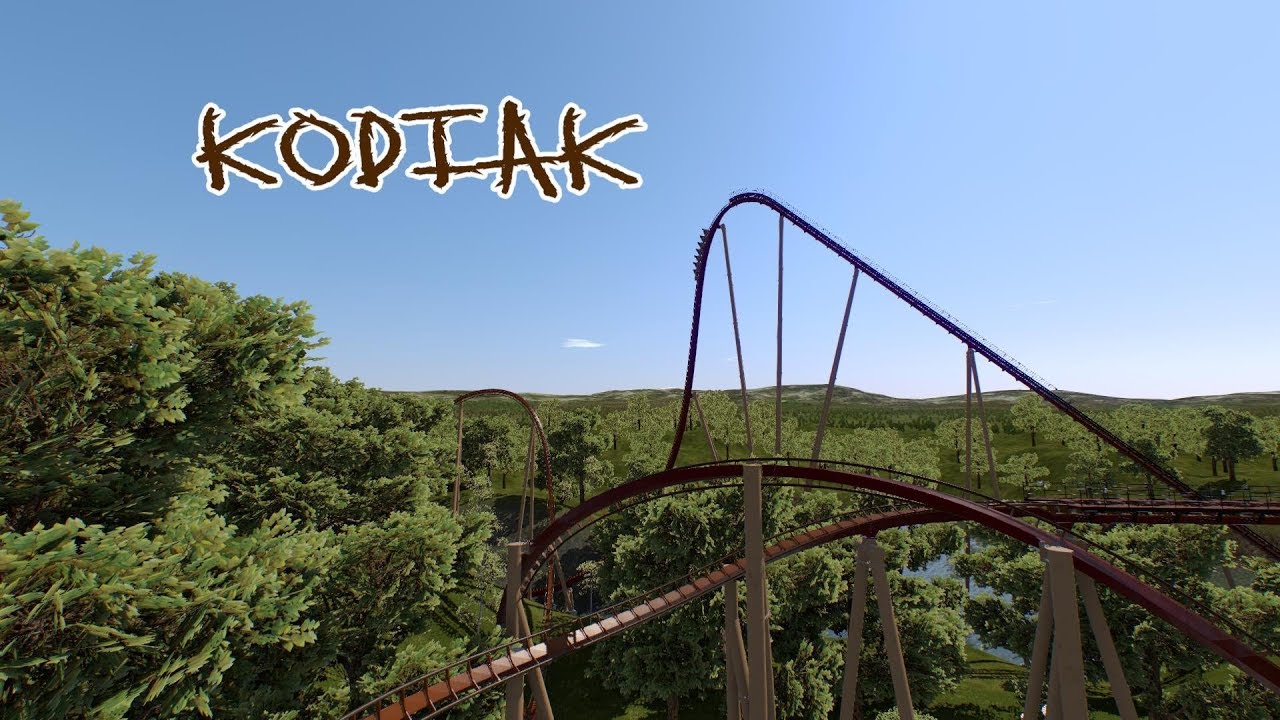 NoLimits 2 - Kodiak (Bolliger and Mabillard - Giga Coaster) 60fps