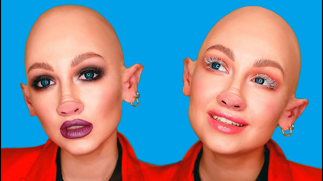 Как сделать пластический грим СВИНЬИ! Как сделать уши и нос из силикона | SFX Makeup Tutorial