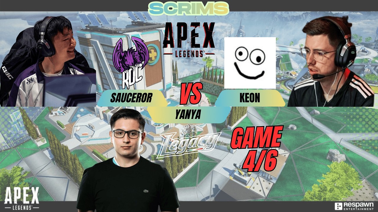 Panic vs Kurev | Keon vs Sauceror vs YanYa 🤯🔥| Apex Legends
