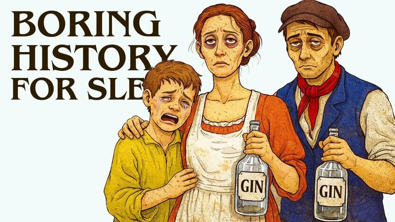 How 1700s London Became Addicted to Gin ｜ Boring History for Sleep