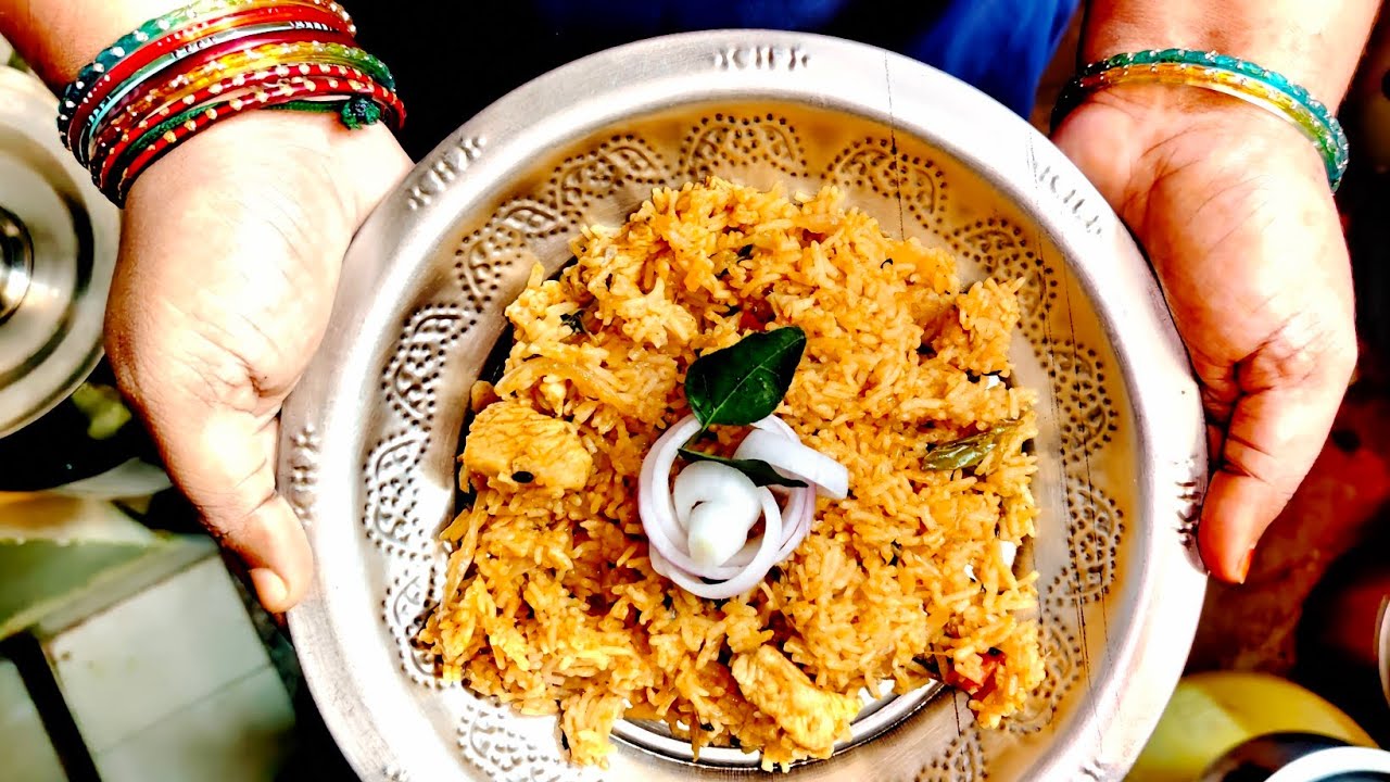 அம்மாவை👩அசத்திய👩‍🍳 சிக்கு சிக்கன்🍗 பிரியாணி🍗கரம் & பிரியாணி மசாலா இல்லாமல் ✨chicken biryani✨