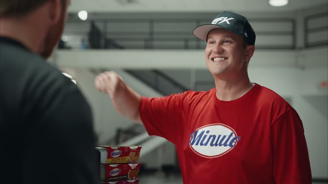 Ryan Preece, Chris Buescher Minute Rice Commercial