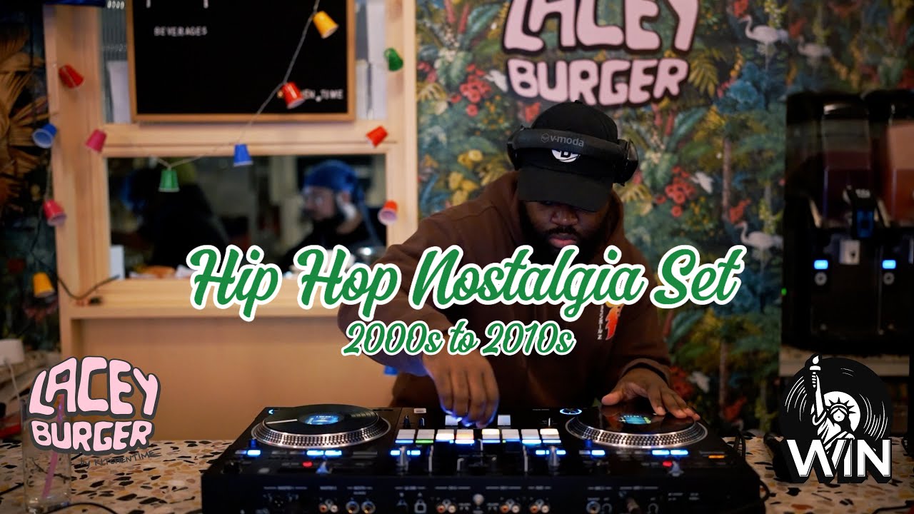 DJWIN - HIP HOP NOSTALGIA SET AT LACEY BURGER | 2000s-2010s HIP HOP #kanyewest #jcole #jayz #drake