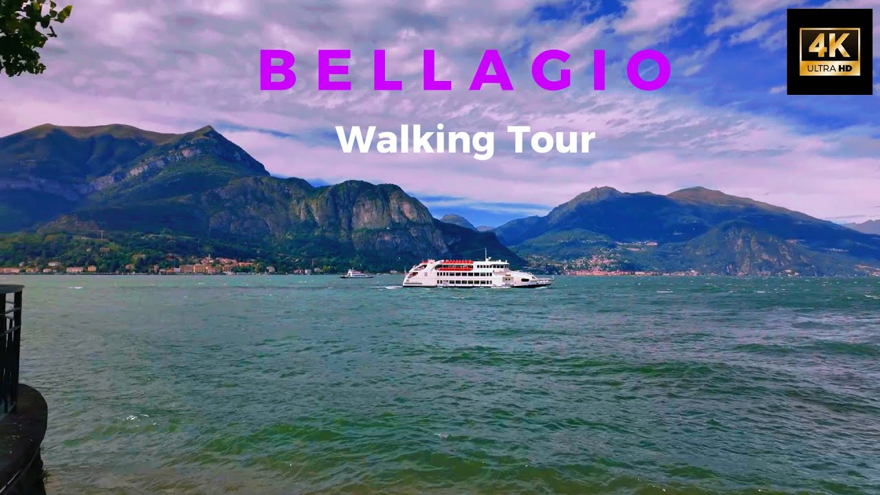 Bellagio Italy in 4K – Walking the Most Beautiful Town on Lake Como