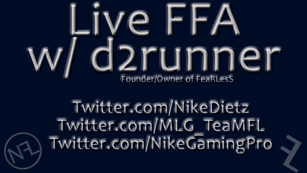 [Live] FFA with d2runner #1 || Nike FeaRLesS