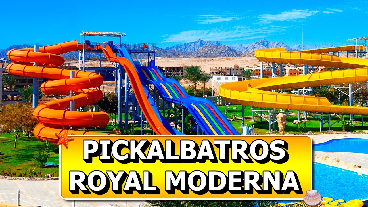 Here Are The BEST WATER SLIDES in Egypt - Pickalbatros Royal Moderna Sharm Aqua Park