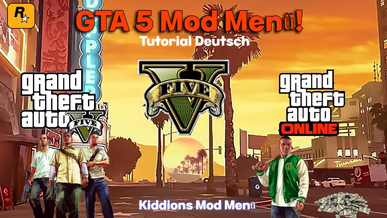 GTA 5 Mod Menü TUTORIAL! (Kiddions Mod Menü)│rlprolif