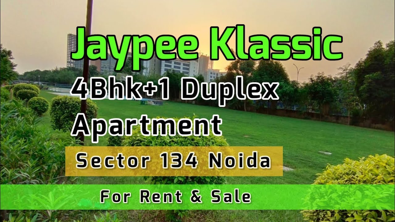 Jaypee Klassic | 4bhk + 1 Duplex (2450sq.ft)  Apartment For Rent & Sale | 📱 8178364558 