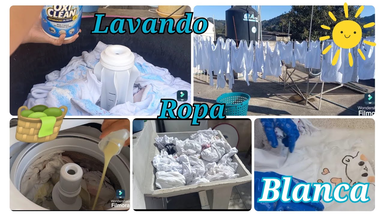 Así Lavo mi ropa blanca🪣🧺🧼, con mi Lavadora Estrella 🥰 