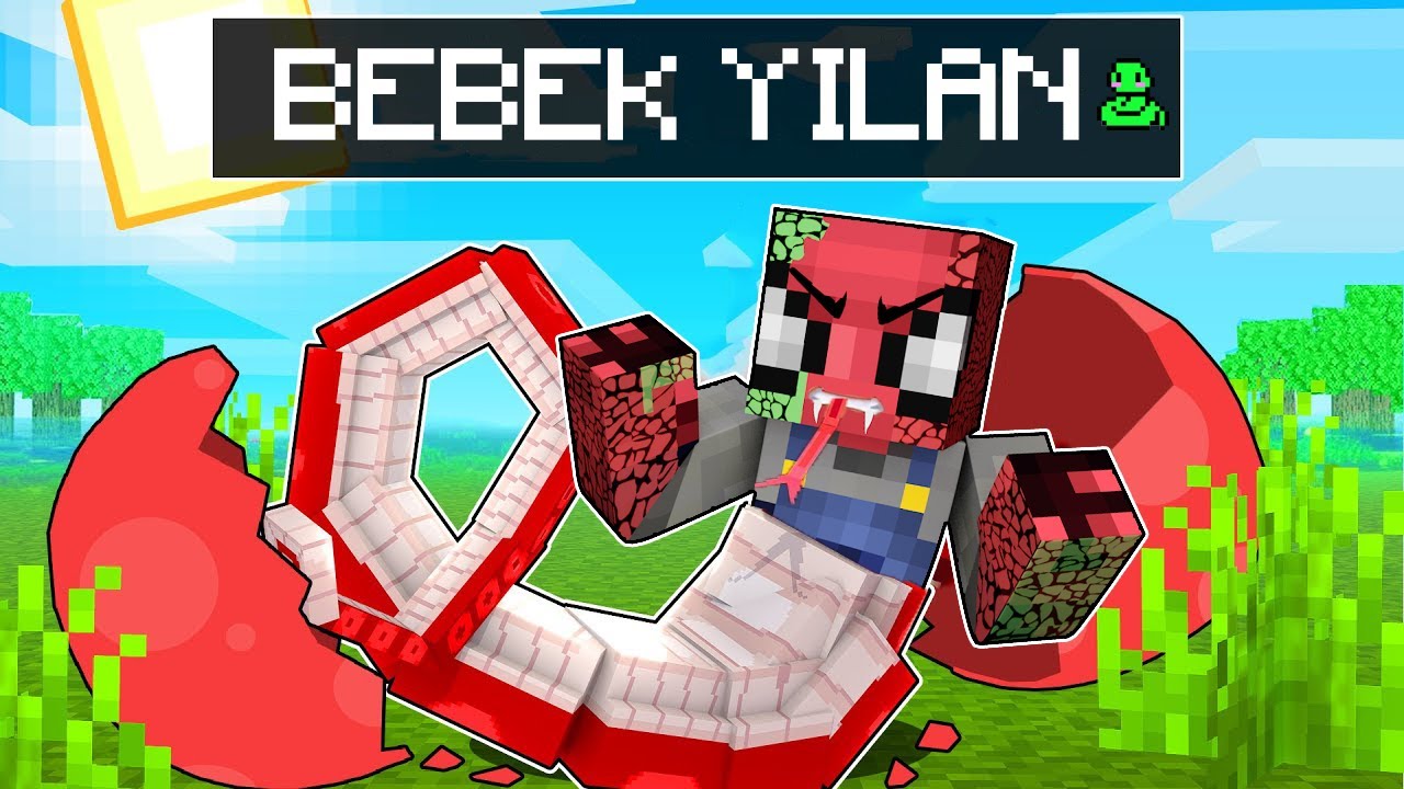 FAKİR YILAN OLDU! 🐍 (KRAL KOBRA) - Minecraft