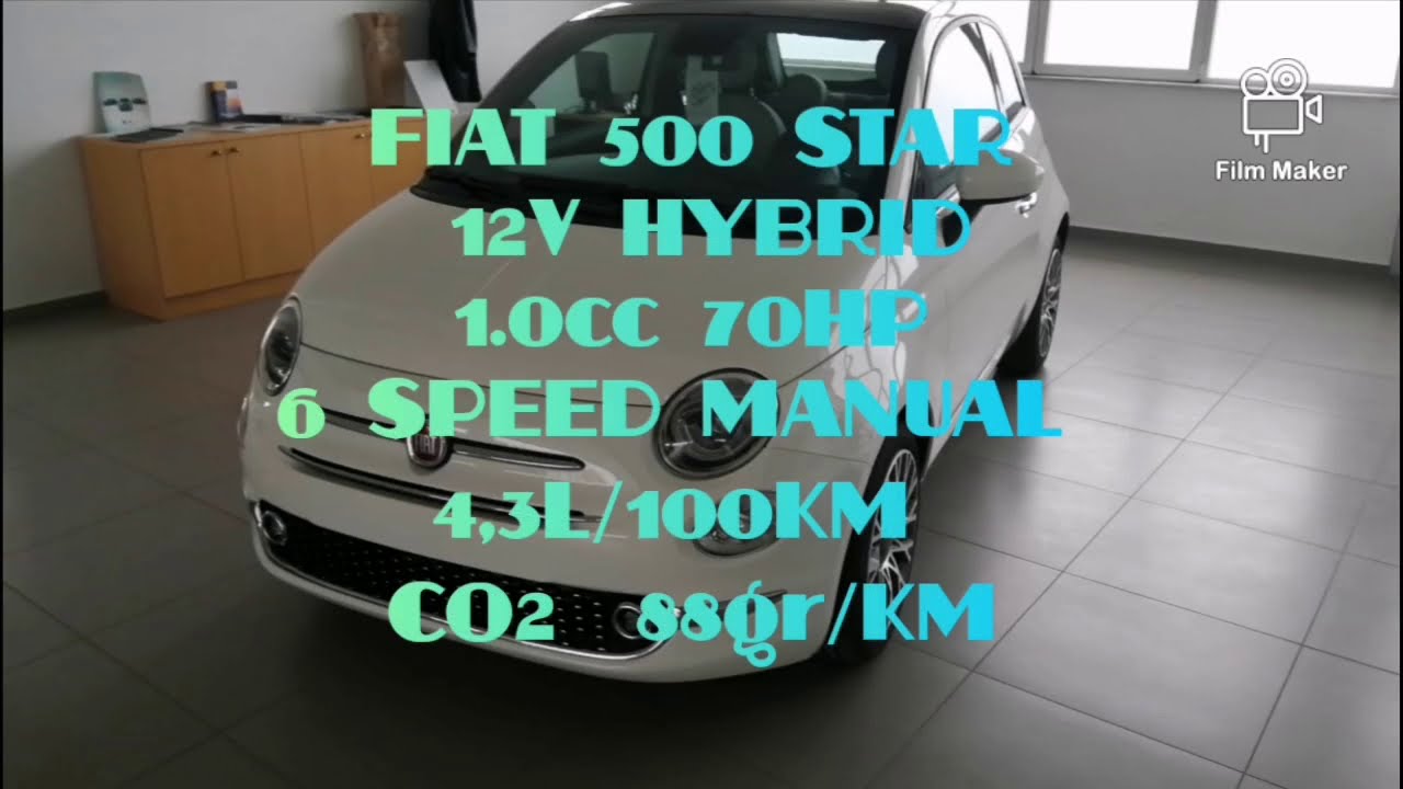 2021 FIAT 500 STAR HYBRID 12V BSG