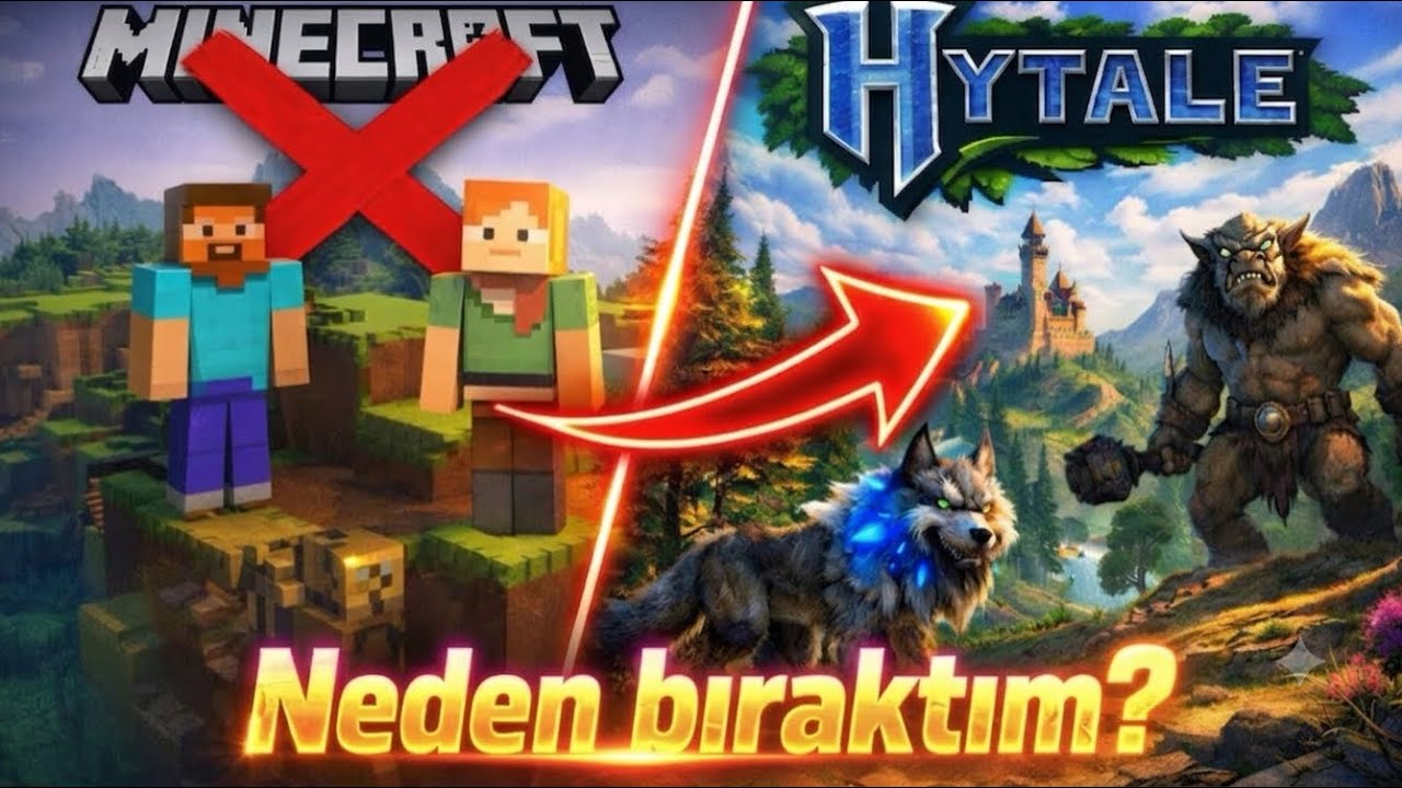 Minecraft Devri Bitti mi? Hytale’da 100 Gün Geçirmek!